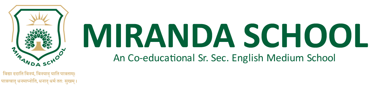 Miranda School logo tagline